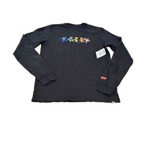 Teton Gravity Research Grateful Dead Black Long Sleeve Small Dancing Bears Shred